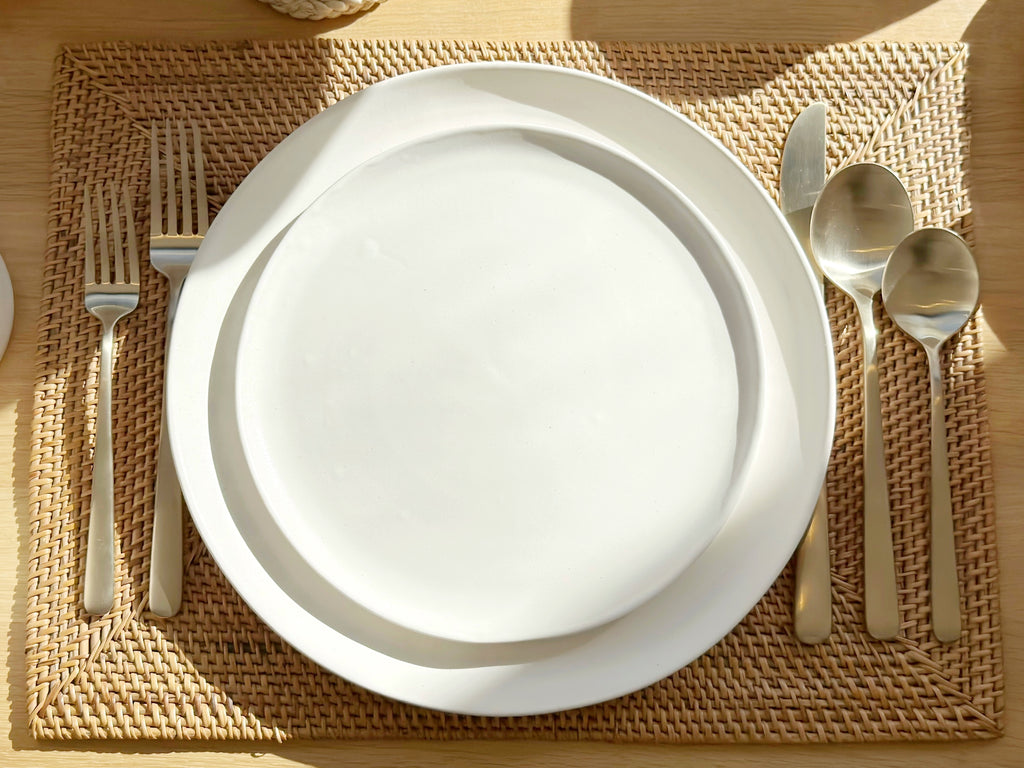 Ceramic White Dinner Plate