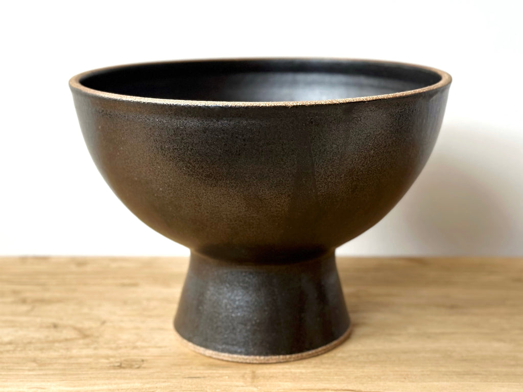 Ceramic Large Pedestal Bowl