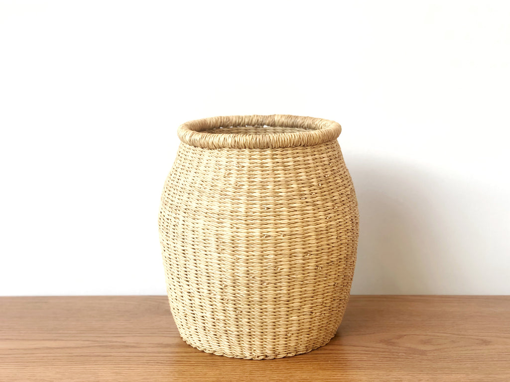 Handwoven Barrel Basket - Small
