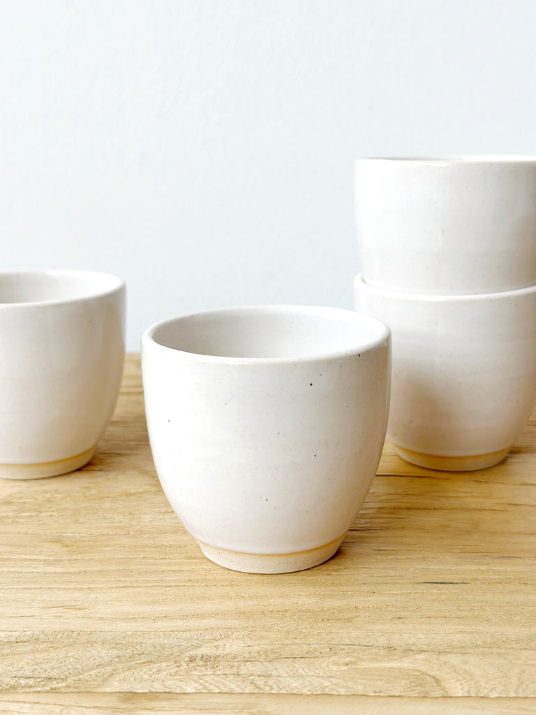 Ceramic Mini Cup - White