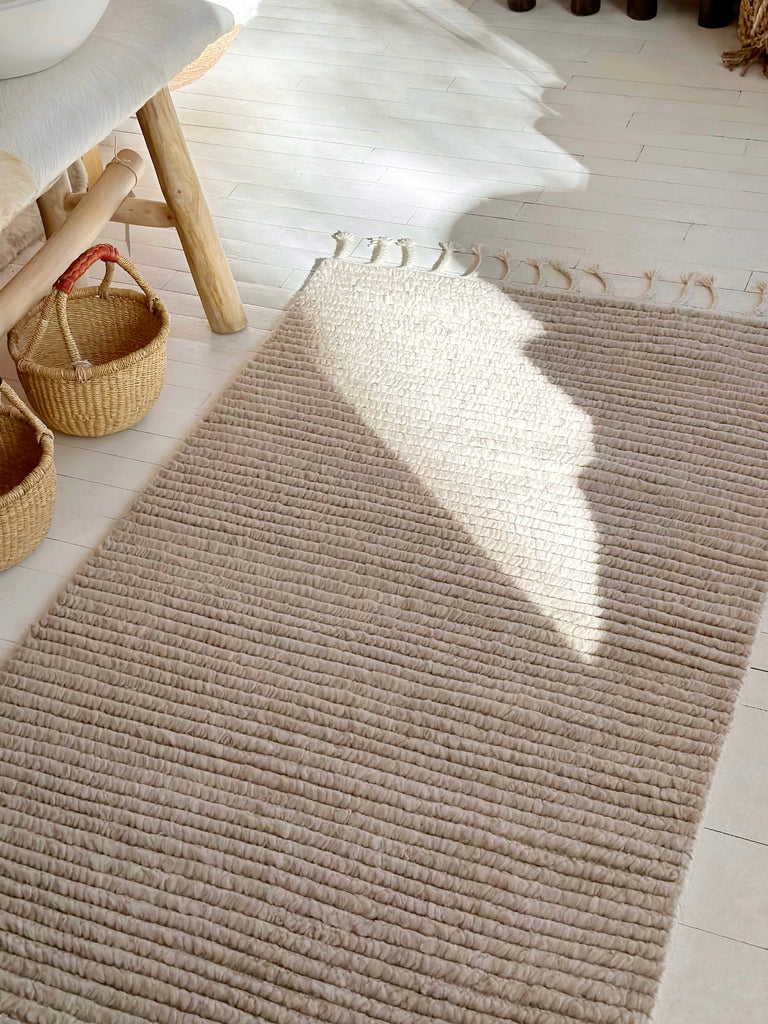 Handknotted Wool Rug - 2'7"W x 4'7"L