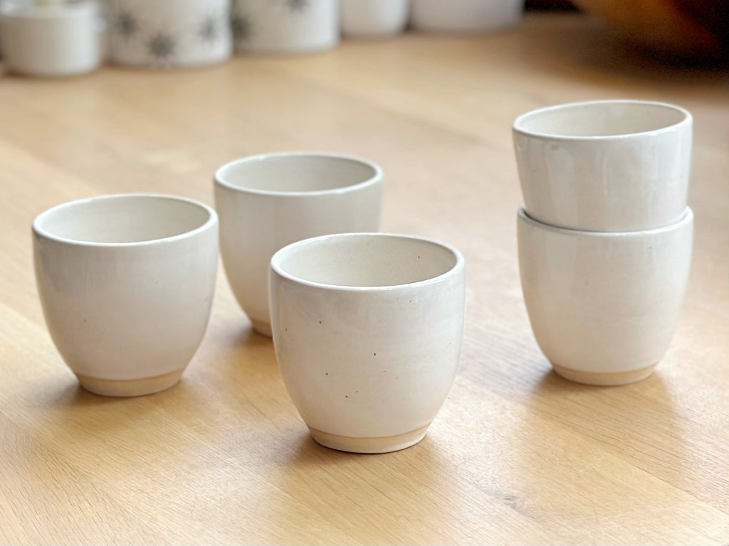 Ceramic Mini Cup - White