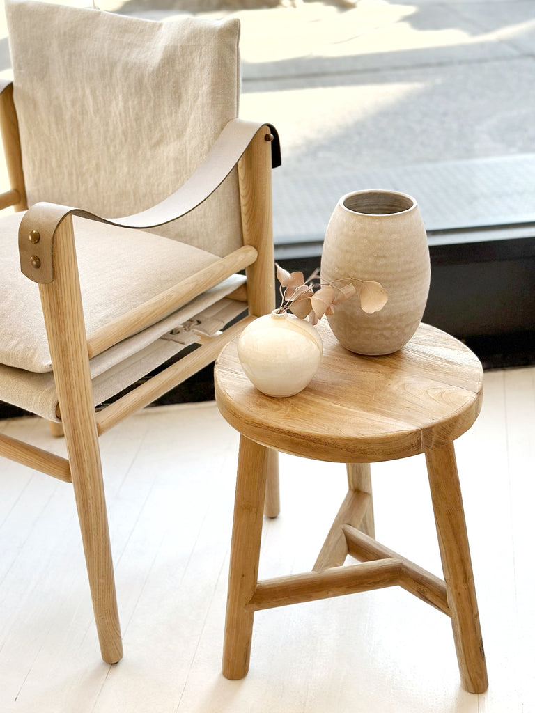 Wood Stool / Side Table