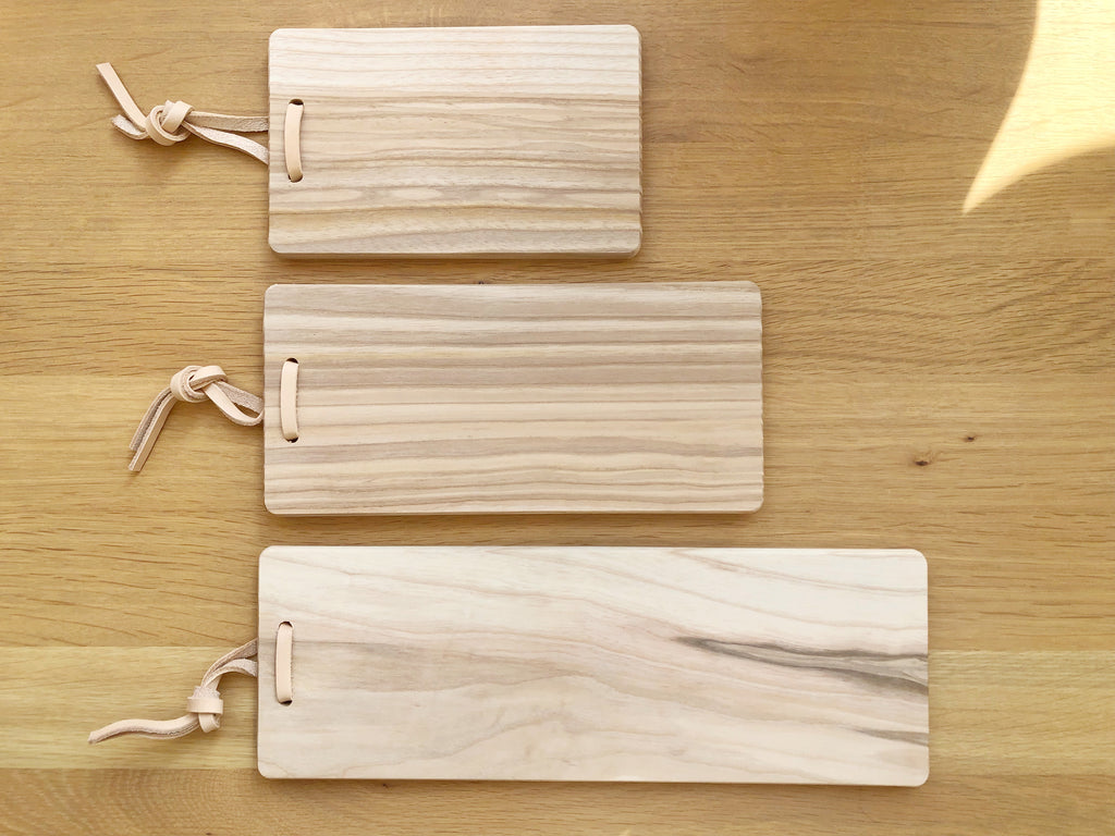 Ash Wood Small Board Set