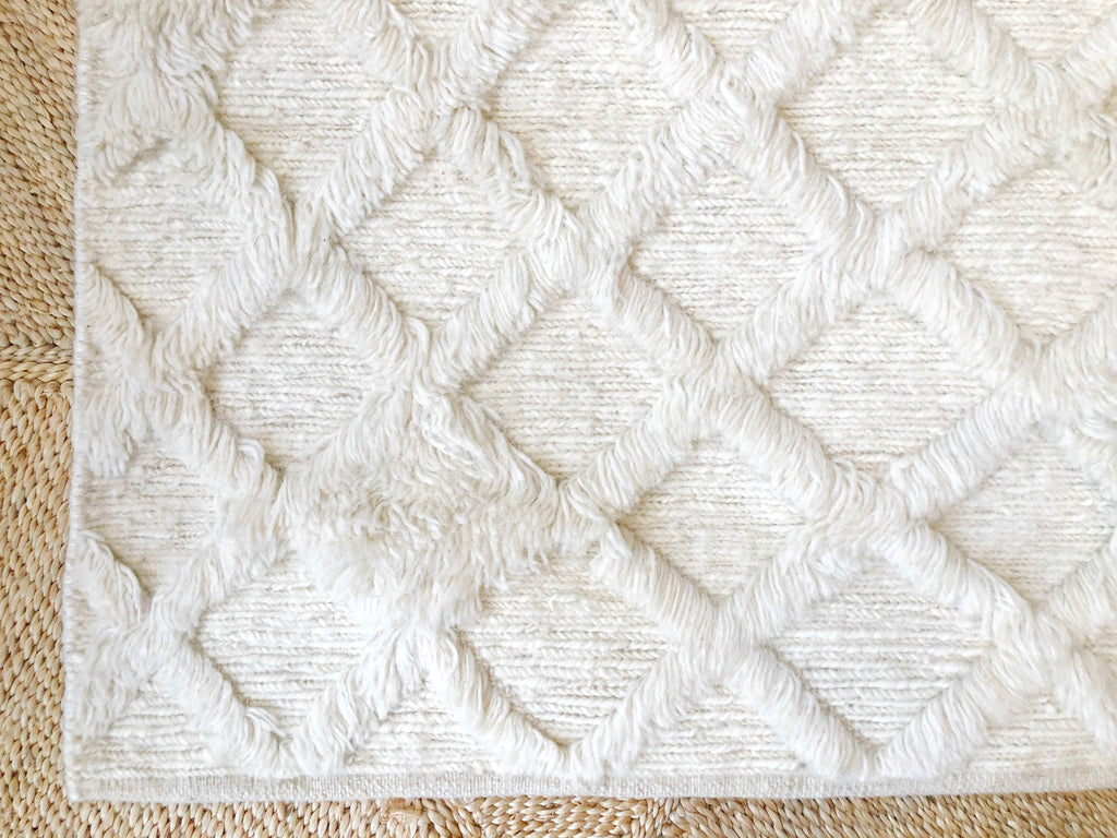 Handknotted Wool Rug - 2'4"W x 4'L