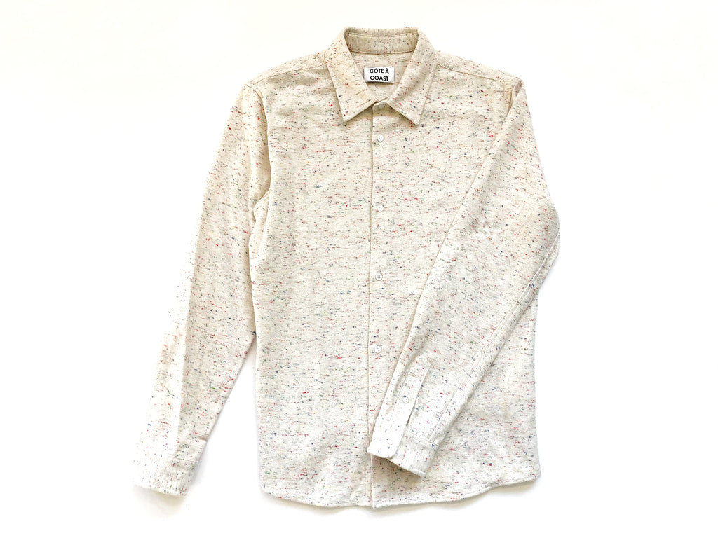 Multi-Colored Speckled Shirt