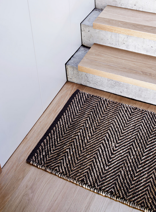 Handwoven Jute Herringbone Rug