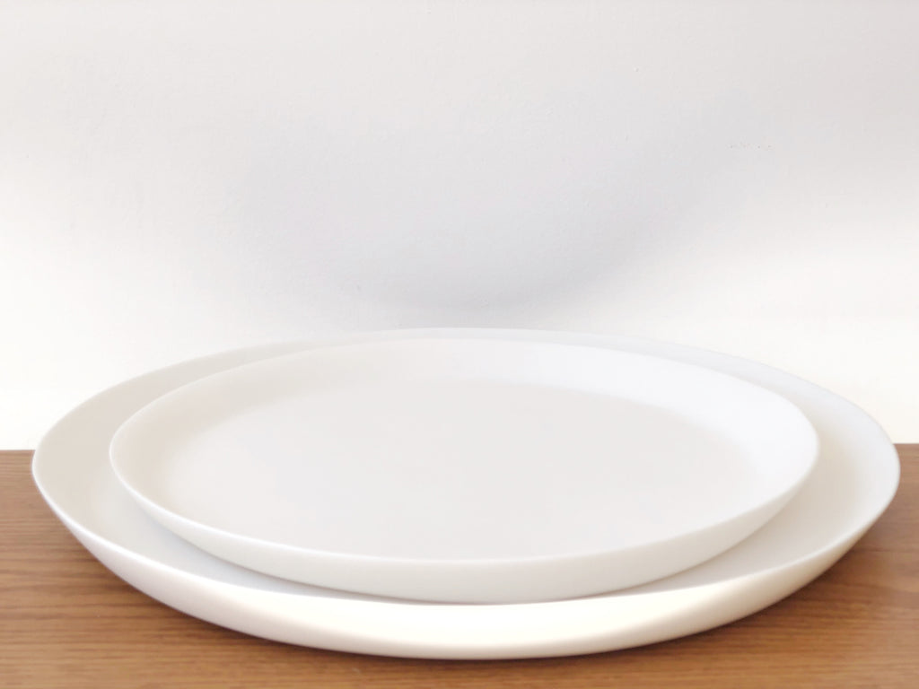 Hand-Sculpted Resin Large Round Tray