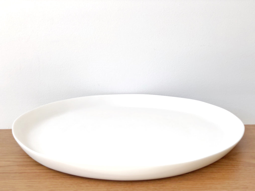 Hand-Sculpted Resin Large Round Tray