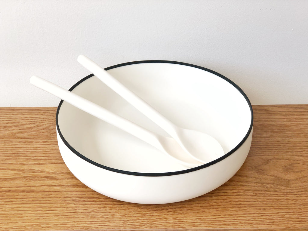 Hand-Sculpted Resin Salad Servers