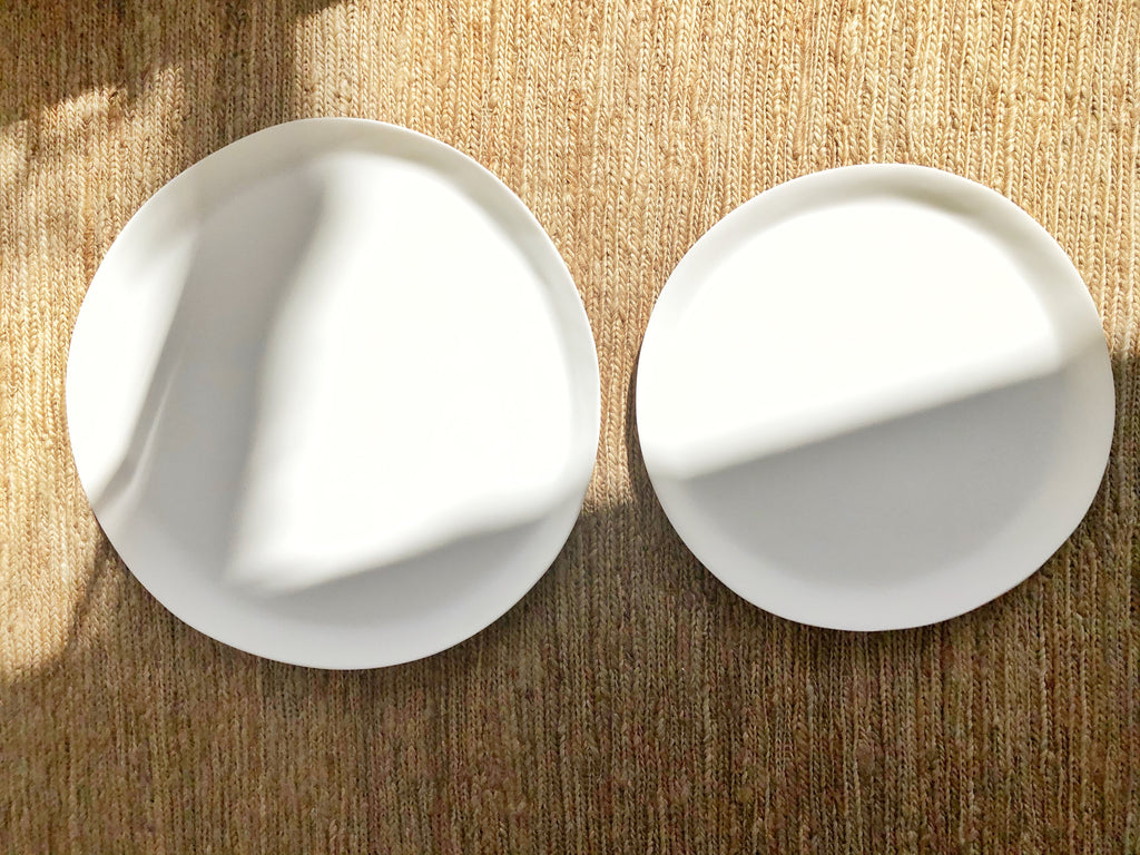 Hand-Sculpted Resin Large Round Tray