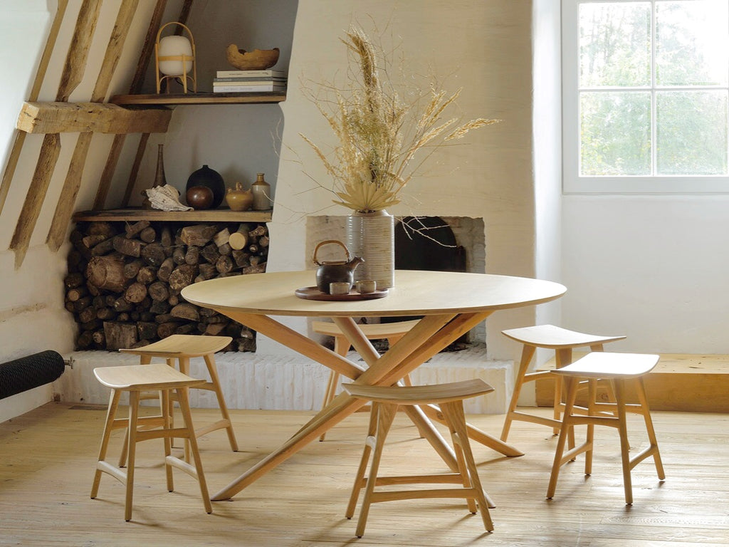 Oak Dining Table Round