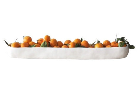Hand-Sculpted Resin Long Trough